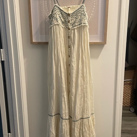 Free People Linda Jo midi dress in Gardenia (NWOT) - Picture 8 of 9